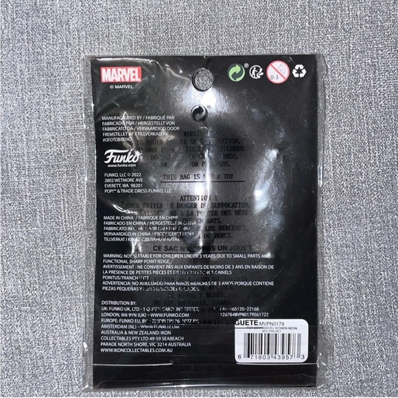 Funko Pop Women of Marvel Neon Infinity Saga 6 Piece Enamel Pin Set - Picture 3 of 3